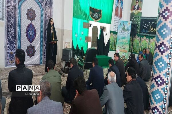 برگزاری دعای ندبه  در دبیرستان رضوانی اشکذر