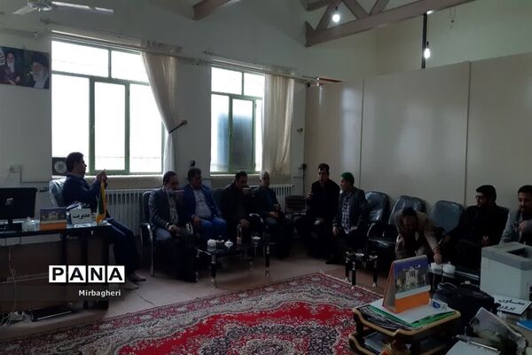 برگزاری دعای ندبه  در دبیرستان رضوانی اشکذر