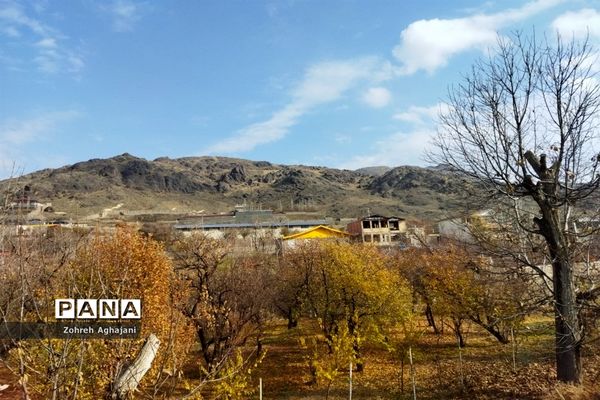 آخرین روزهای پاییزی در روستای بیدهند قم