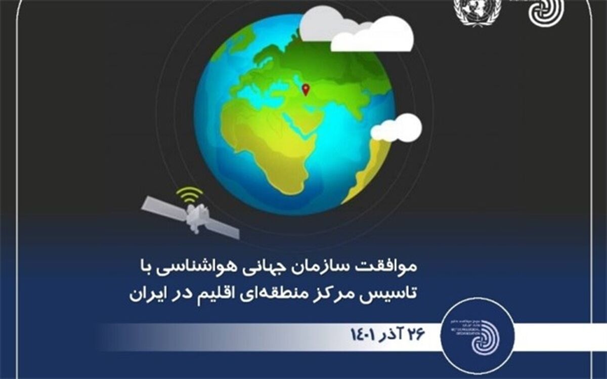 موافقت سازمان جهانی هواشناسی با تاسیس مرکز منطقه‌‌ای اقلیم در ایران