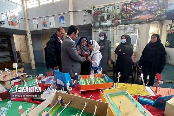 افتتاحیه المپیاد ورزشی و دست‌سازه‌های ورزشی  در دبستان حضرت زهرا(س) رودهن
