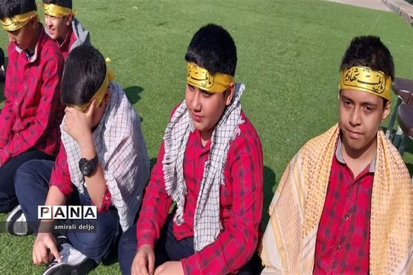تشییع شهید گمنام در مدارس ناحیه 3 شیراز
