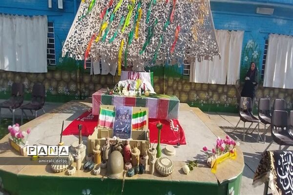 تشییع شهید گمنام در مدارس ناحیه 3 شیراز