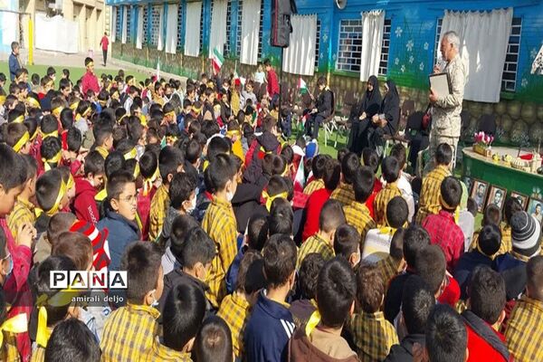 تشییع شهید گمنام در مدارس ناحیه 3 شیراز