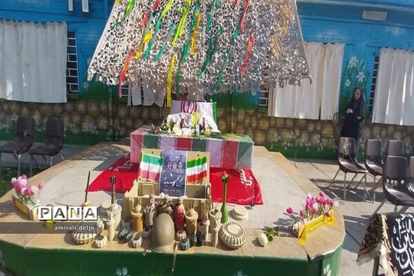 تشییع شهید گمنام در مدارس ناحیه 3 شیراز