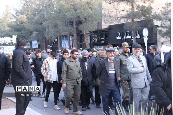 مراسم استقبال از شهید گمنام دفاع مقدس در تربت جام