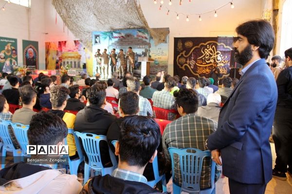 تشییع شهید گمنام در دبیرستان شریعتی بوشهر