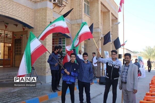 تشییع شهید گمنام در بوشهر
