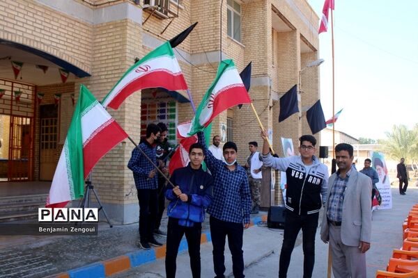 تشییع شهید گمنام در بوشهر