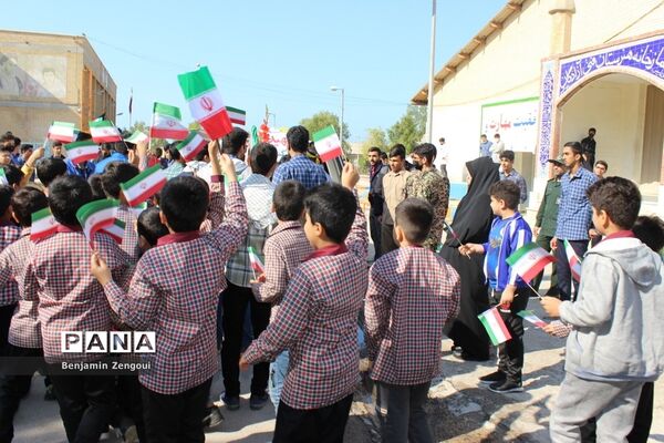 تشییع شهید گمنام در بوشهر