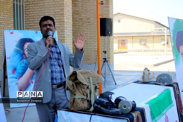 تشییع شهید گمنام در بوشهر