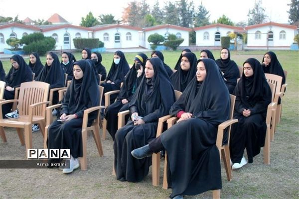 برگزاری اردوی طلایه‌داران دختران اتحادیه انجمن های اسلامی شهرستان میاندورود