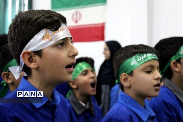 مراسم استقبال از شهید خوشنام در دبیرستان امام صادق گلوگاه