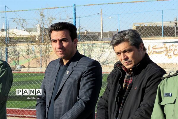 آیین تشییع پیکر مطهر شهید گمنام  در شهرستان خلیل آباد