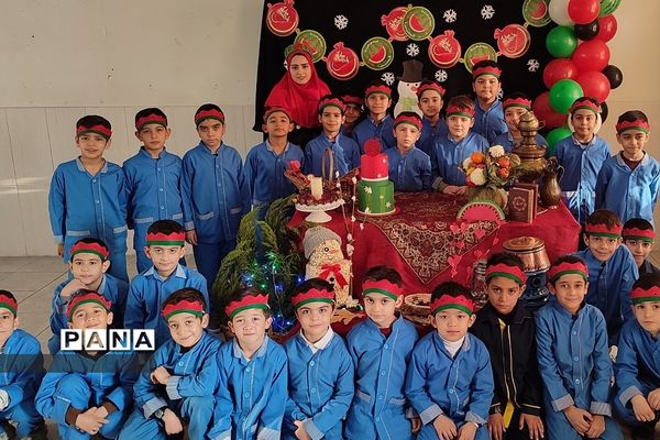 جشن آیینی  یلدا در مدارس رودهن