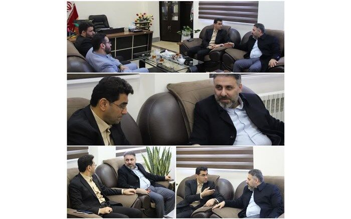 نشست معاون مدیرکل راه و شهرسازی مازندران با فرماندار گلوگاه