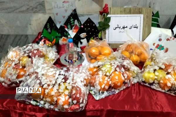 برگزاری پویش یلدای مهربانی در مدارس دخترانه شهرستان کاشمر
