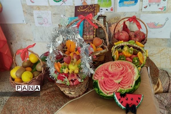 برگزاری آیین سنتی جشن شب یلدا در مدارس دخترانه شهرستان کاشمر