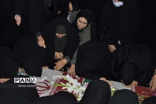 تشییع شهید گمنام  درآموزش و پرورش ناحیه دو ساری