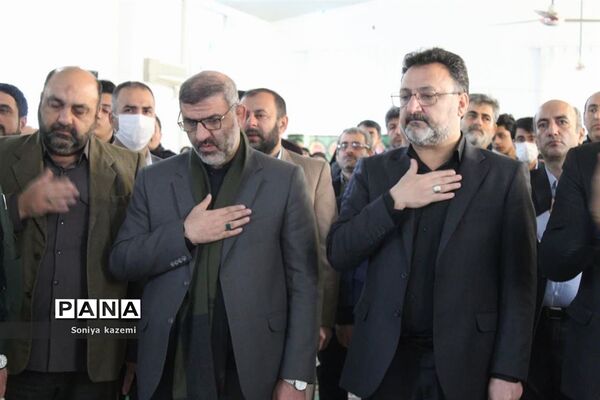 تشییع شهید گمنام  درآموزش و پرورش ناحیه دو ساری