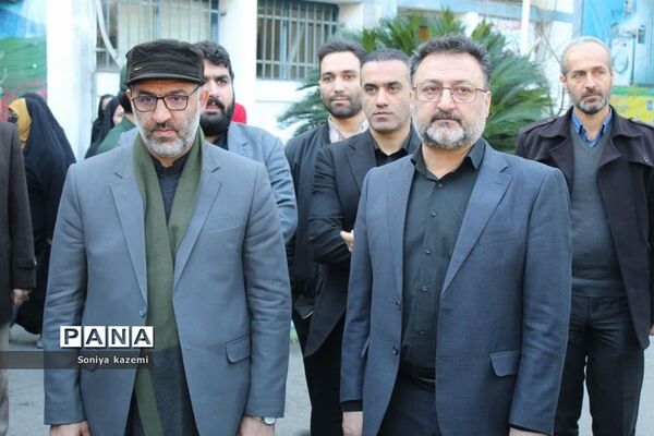 تشییع شهید گمنام  درآموزش و پرورش ناحیه دو ساری