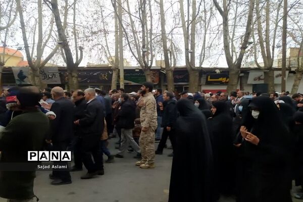تشییع شهید گمنام  در شهرستان اقلید