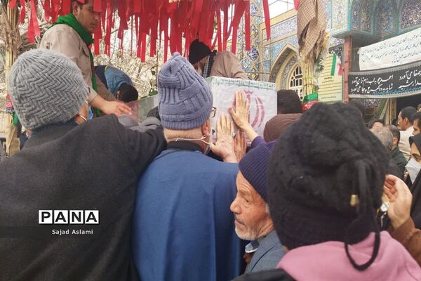 تشییع شهید گمنام  در شهرستان اقلید