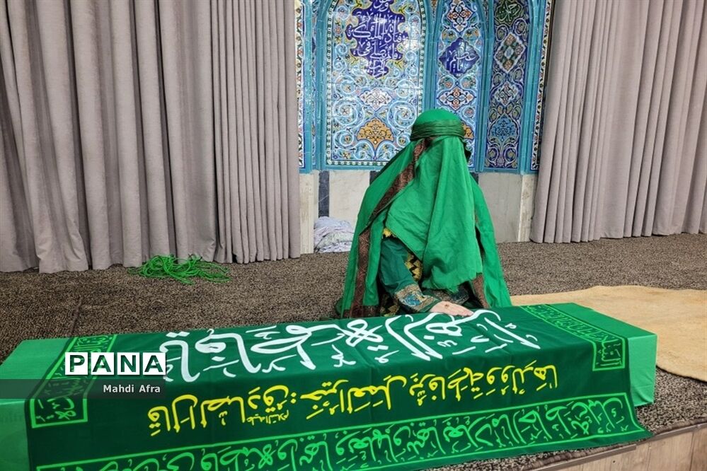 برگزاری سوگواره نمایشی شهادت حضرت زهرا (س) توسط دانش‌آموزان دبیرستان شاهدجواهر بهبهان