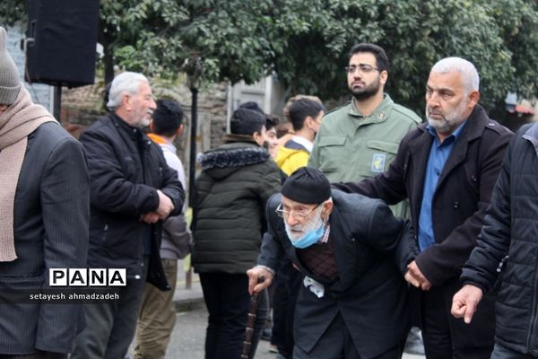 تشییع شهدای گمنام دفاع مقدس در گلوگاه