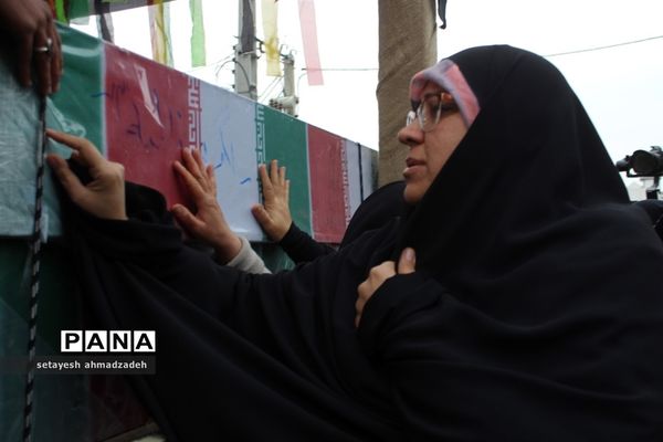 تشییع شهدای گمنام دفاع مقدس در گلوگاه