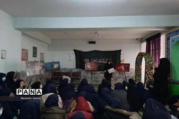 برگزاری دهه فاطمیه در دبیرستان نمونه فرهنگ شهید شفیعی