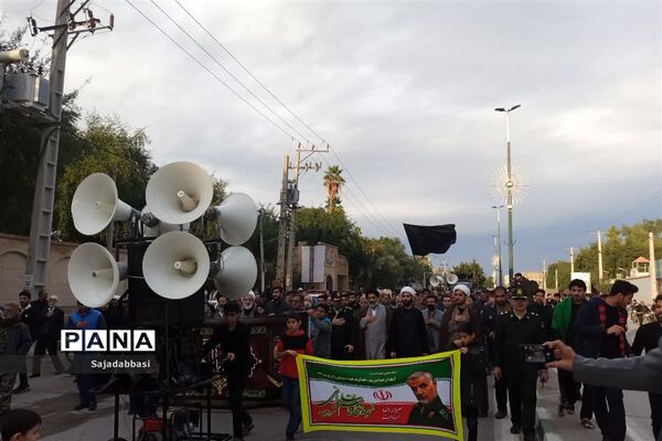 تشییع پیکر شهید گمنام در شوشتر