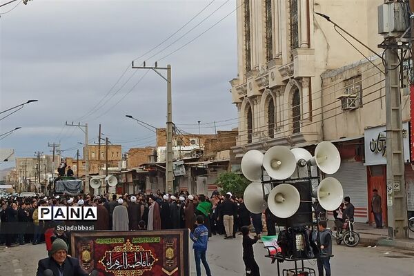 تشییع پیکر شهید گمنام در شوشتر