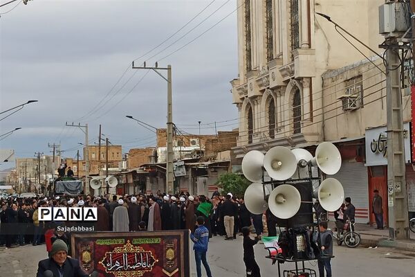 تشییع پیکر شهید گمنام در شوشتر