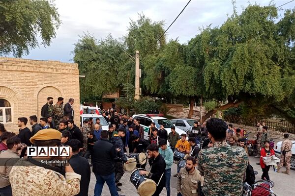 تشییع پیکر شهید گمنام در شوشتر