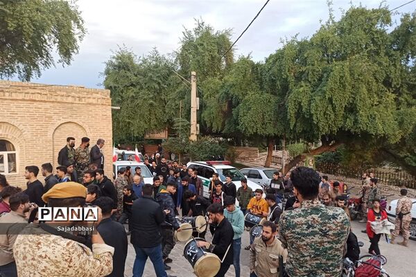 تشییع پیکر شهید گمنام در شوشتر