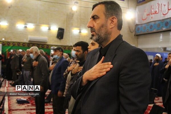 مراسم سوگواری شهادت حضرت فاطمه زهرا (س) در حسینیه ثار‌الله بوشهر