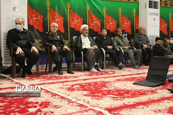 مراسم سوگواری شهادت حضرت فاطمه زهرا (س) در حسینیه ثار‌الله بوشهر