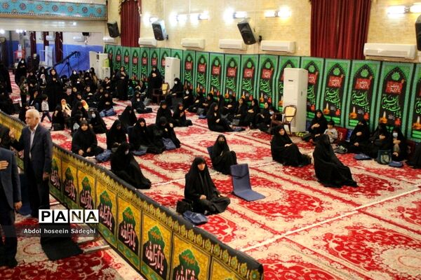 مراسم سوگواری شهادت حضرت فاطمه زهرا (س) در حسینیه ثار‌الله بوشهر