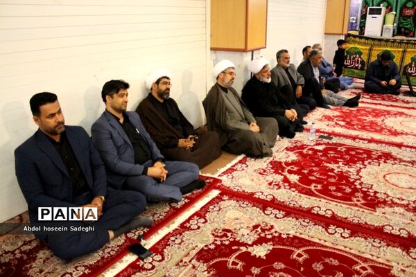 مراسم سوگواری شهادت حضرت فاطمه زهرا (س) در حسینیه ثار‌الله بوشهر