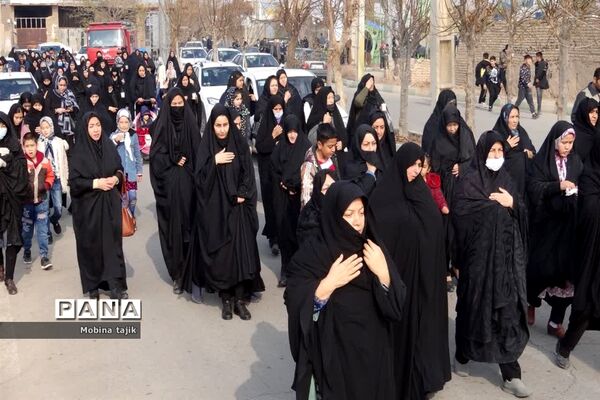 مراسم پیاده‌روی فاطمیون بمناسبت سالروز شهادت حضرت فاطمه زهرا(س)  و شهادت سردار حاج قاسم سلیمانی