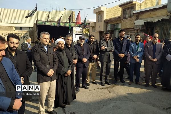 دسته عزاداری نوجوانان فاطمی در شهر قنوات قم