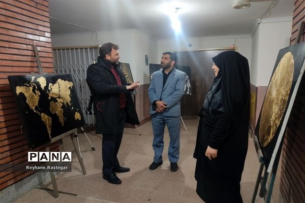 افتتاحیه نمایشگاه نقاشی در نگارخانه کانون فرهنگی و تربیتی شهدای پاکدشت