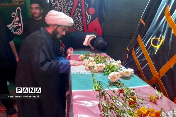 مراسم استقبال از شهید گمنام در قائمشهر