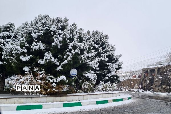 رخت سفید زمستان بر تن طبیعت دماوند