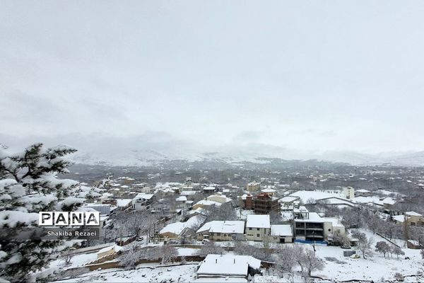 رخت سفید زمستان بر تن طبیعت دماوند