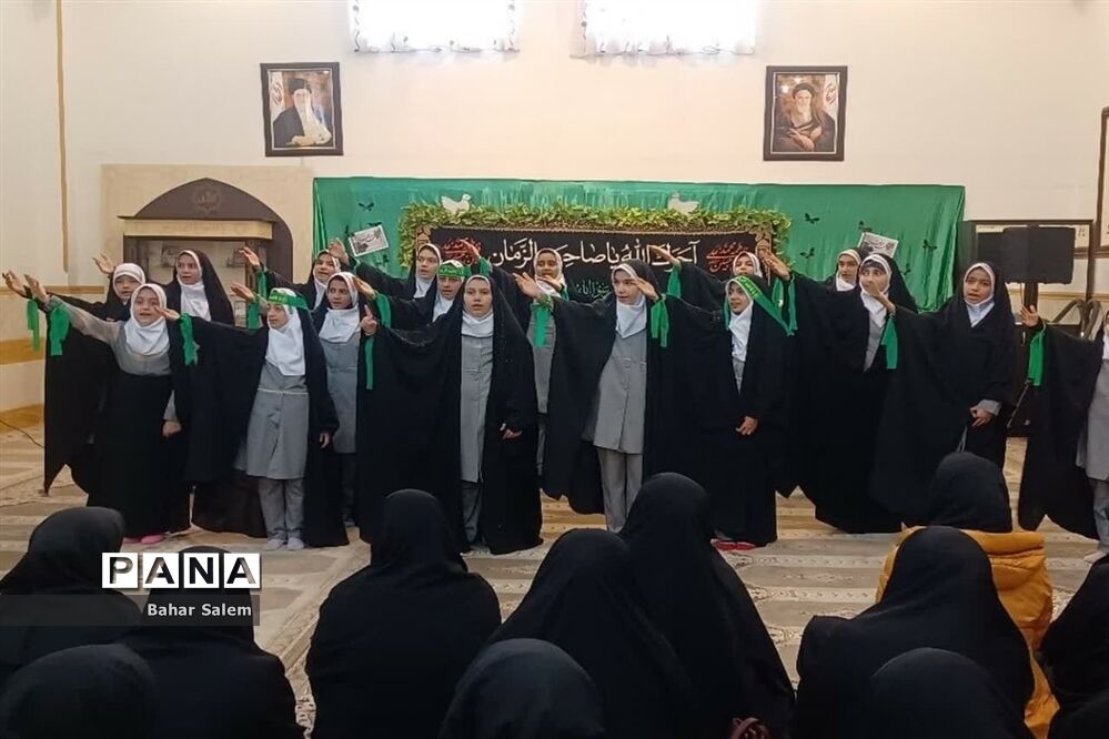مراسم عزاداری سالروز شهادت حضرت فاطمه زهرا(س) دردبستان دختران شاهد اسلامشهر
