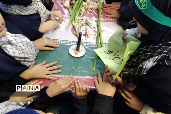 مراسم استقبال از شهید گمنام در شهرستان نظرآباد