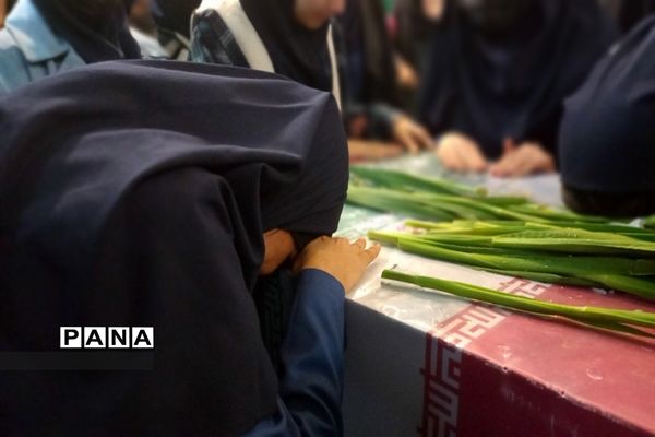 مراسم استقبال از شهید گمنام در شهرستان نظرآباد