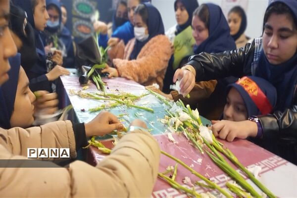مراسم استقبال از شهید گمنام در شهرستان نظرآباد